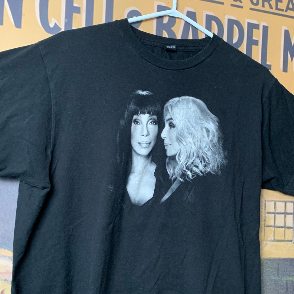 Cher Here We Go Again 2019 Tour Double Sided T-Shirt